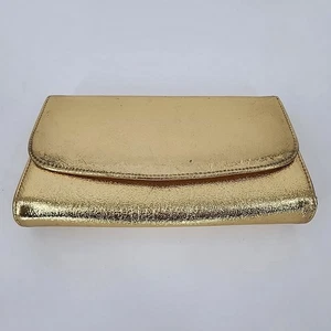 Vintage Gold Metallic Clutch Purse - Picture 1 of 14