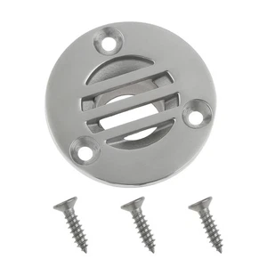 2Pcs Boat Marine Yacht Floor Deck Drain Drainage Scupper Stainless Steel 22.9mm - Picture 1 of 9