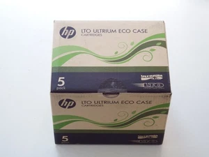 Box of 5 x HP LTO-4 Data Tapes/Cartridges 800GB/1.6TB C7974AG C7974A ECO CASE - Picture 1 of 17
