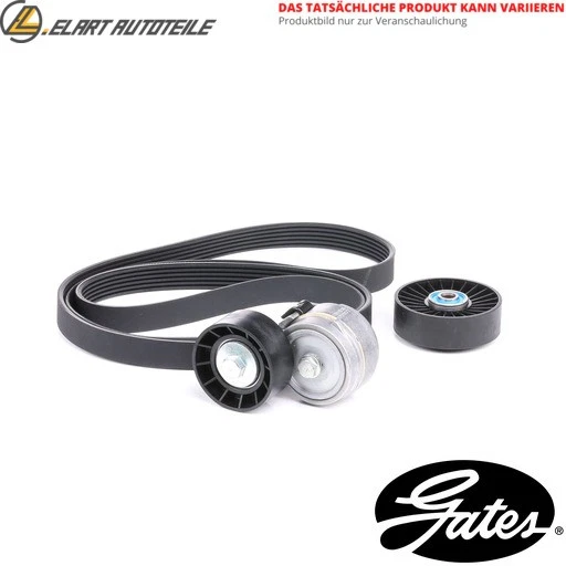 V-RIBBED BELT KIT K037PK1705 FOR RENAULT KOLEOS MEGANE/III/Grandtour/CC 2.0L  - Image 1 of 4