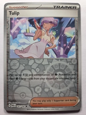 Tulip 181/182 PAR SV04: Paradox Rift Uncommon Reverse Holo NM Pokemon Tcg - Image 1 of 2