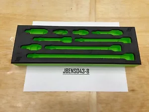 Snap-on Tools GREEN FOAM ORGANIZER TRAY for 9pc 3/8" Drive Extension Adapter Set - Picture 1 of 8