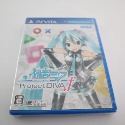 PS VITA Hatsune Miku Project DIVA F SEGA VLJM 35016 Sony Rare New Unopened Game - Image 1 of 4