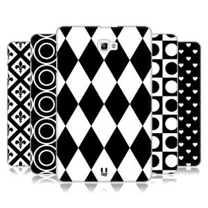 HEAD CASE DESIGNS BNW PATTERNS HARD BACK CASE & WALLPAPER FOR SAMSUNG TABLETS 1 - Picture 1 of 17