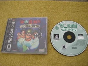 Worms World Party (Sony PlayStation 1, 2002) complete - Picture 1 of 7