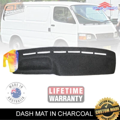 DASH MAT for Toyota Hiace VAN LH Series 1/1990-12/2004 DM134 Charcoal EXPRESS - image 1 of 4
