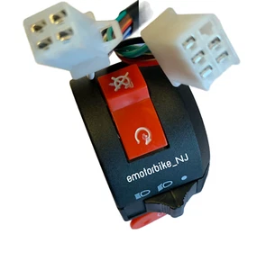 LEFT KILL SWITCH START STOP LIGHT for 125cc 110cc TAOTAO ATV QUAD 9 wire 2 plug - Picture 1 of 2