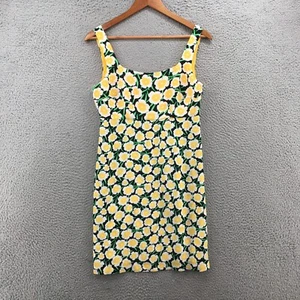 Diane Von Furstenberg Mini Dress Womens 6 Multicolor Floral Sleeveless Pullover - Picture 1 of 13