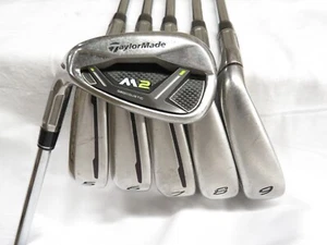 Used LH TaylorMade 2017 M2 Iron Set 5-PW TaylorMade REAX Regular Flex Steel R - Picture 1 of 8