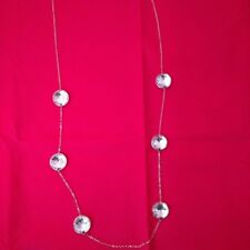 Authentic Swarovski Globe Strandage Necklace, White 5278362 Length: 31 1/2 in