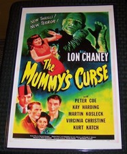 The Mummy's Curse Lon Chaney 11X17 Universal Movie Poster 