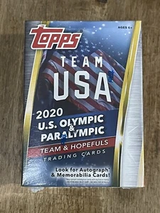 2020 TOPPS Team USA U.S. Olympic & Paralympic Trading Cards Blaster New Mint - Picture 1 of 3