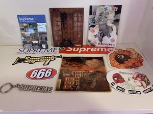 Supreme Keychain Stickers & Pin Lot - Picture 1 of 10