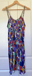 Finders Keepers Women's Size 12 Cotton Dress Multicoloured Sleeveless - Picture 1 of 4