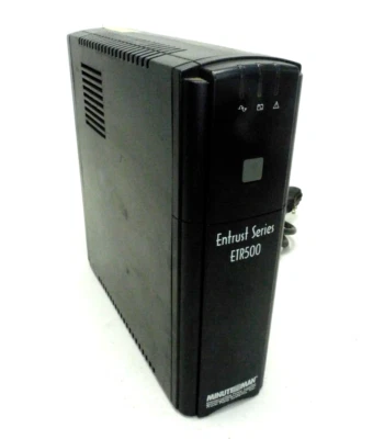 Minuteman Entrust Series ETR500 Uninterruptable Power Supply - Battery Back Up - Image 1 of 4