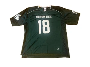 NWT New Michigan State Spartans Football Jersey NCAA Russell - Picture 1 of 6