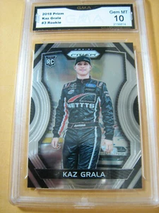 KAZ GRALA 2018 PRIZM ROOKIE RC # 3 CARRERAS GRADO 10 L@@K - Imagen 1 de 2
