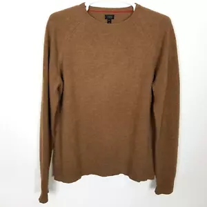 J.Crew Men Lambs Wool Pullover Sweater Sz XL Tall Brown Classic Preppy Cozy - Picture 1 of 8