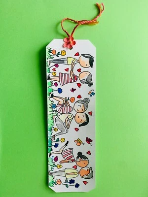 Handmade Watercolor Bookmarks | Unique Hand-Painted Design - Perfect Gift Idea - Image 1 of 4