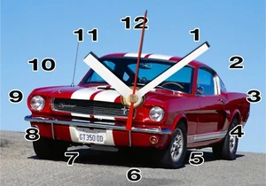 HORLOGE MURALE FORD MUSTANG GT 350 -05hm - Picture 1 of 1