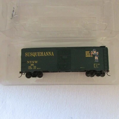 COCHE CAJA PUERTA ÚNICA ROUNDHOUSE ESCALA HO 40’, NYSW SUSQUEHANNA, NUEVO Foto 1 de 4