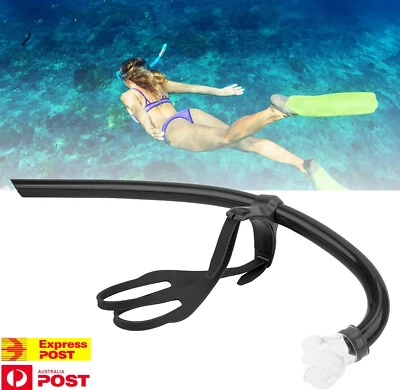 Swim Snorkel Pipe w/Head Bracket Swimming Training Aid for OpenWater TeenageChil - image 1 of 4