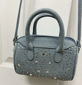 moda nova solo el mejor bolso de mano denim cartera mini monedero - Imagen 1 de 6