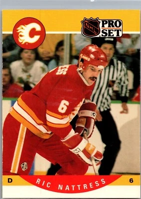 1990-91 NHL Pro Set - #426 Ric Nattress - Image 1 of 2