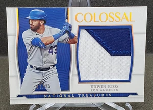 2022 National Treasures Baseball Colossal 2 Color Relic Edwin Rios /25 Dodgers! - Picture 1 of 2