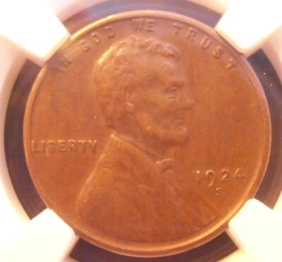 1924 S Lincoln Cent, NGC Certified VF 35  (24SN51) - Image 1 of 4