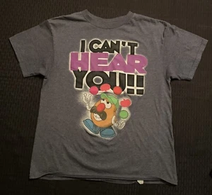 Youth XL Toy Story Mr. Potato Head "I Can't Hear You" Short Sleeve T-Shirt Tee - Picture 1 of 6