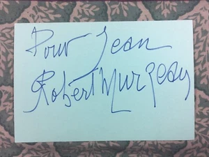 Robert Murzeau - Moumou - Le théâtre de la jeunesse - Autographed 1967 - Picture 1 of 2