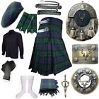 Mens Staghead Scottish Traditional Kilt Outfit Highland Complete Wedding Kiltset