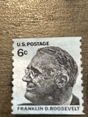 Vintage Rare Franklin D Roosevelt 6 cent Stamp - Image 1 of 2