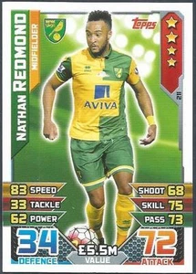 TOPPS MATCH ATTAX 2015-16- #211-NORWICH CITY-NATHAN REDMOND - Picture 1 of 1