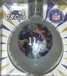 New England Patriots Drew Bledsoe #11 NFL Christmas Ornament Q.B. Club 90s NEW - Picture 1 of 1