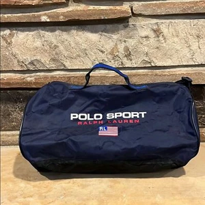 Borsone Borsone Polo Sport Ralph Lauren Blu Navy Palestra - Foto 1 di 8