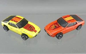 Vintage 1978 Hot Wheels Super Streeters Orange & Yellow Upfront 924 Porsche Lot - Picture 1 of 6