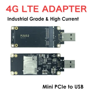 4G LTE IOT Mini PCIe to USB Adapter W/SIM Card Slot for WWAN/3G/4G/WiFi Module - Picture 1 of 5