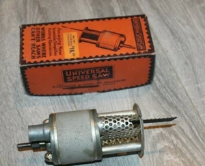 Vintage Universal Speed Saw #101 Bohrer Aufsatz Werkzeug Wyzenbeek Stab mit Box - Bild 1 von 6