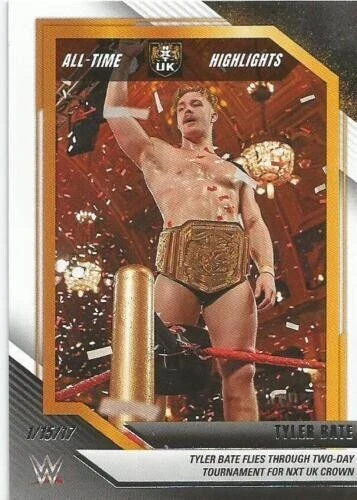 Tyler Bate 2022 Panini WWE NXT All Time NXT Highlights #9 (068) - Image 1 of 1
