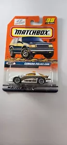 1999 MATCHBOX #98 CAMARO POLICE CAR AT YOUR SERVICE. - Picture 1 of 6