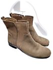 Ecco women uk 5 eur 38 brown leather suede ankle boots winter autumn comfortable