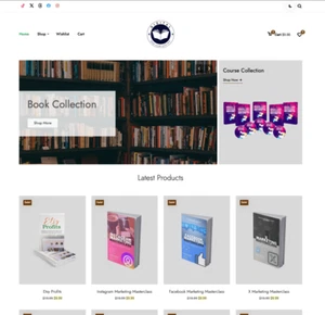 🥇 Sito eBook Store Nuovo Istituito in Vendita - Attività Passiva Pronta all'Uso - Foto 1 di 3