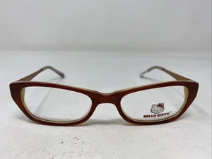 Marco de gafas de borde completo Hello Kitty HK 233-1 49-17-130 borgoña/beige + F69 - Imagen 1 de 8
