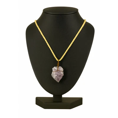 Collar Equilibrio Chakra Reiki Cristal Curativo Colgante Amatista Natural 22g Foto 1 de 4