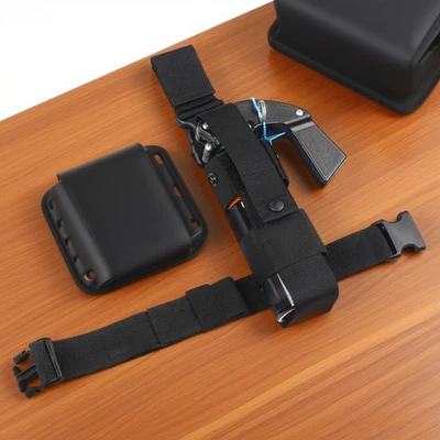 Funda para botella de agua de pierna caída soporte para spray de pimienta ajustable muslo spray de pimienta Foto 1 de 4