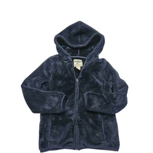 Osh Kosh Fleecee Fuzzy Soft Hooded Zip Up Long Sleeve Sweater Size 7 - Picture 1 of 6