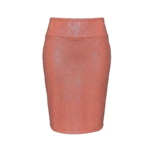 LuLaRoe Cassie Bright Orange Pencil Straight Stretch Waistband Skirt Size Small - Picture 1 of 5