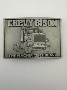 Chevy Bison The Magnificent Beast Gürtelschnalle 1976 R&S - Bild 1 von 5